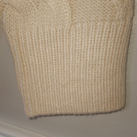'ANRABESS' Oversized Cream Aran Style Sweater Size M-L NWT - Picture 10 of 10